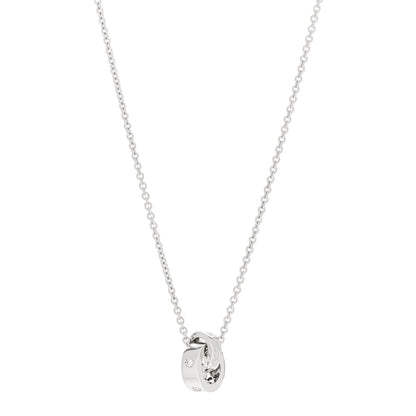 Bulgari 18K White Gold Diamond BVLGARI BVLGARI Link Pendant Necklace 1 of 6