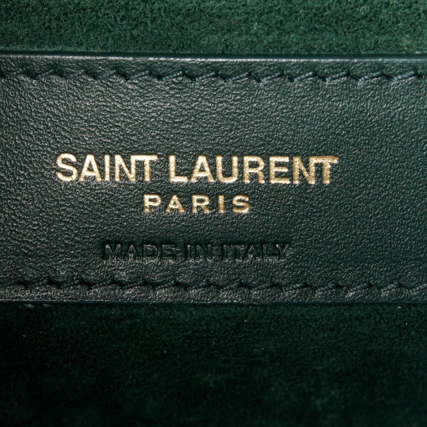 Saint Laurent Smooth Calfskin Small Classic Monogram Kate Tassel Satchel Dark Leaf 7 of 11