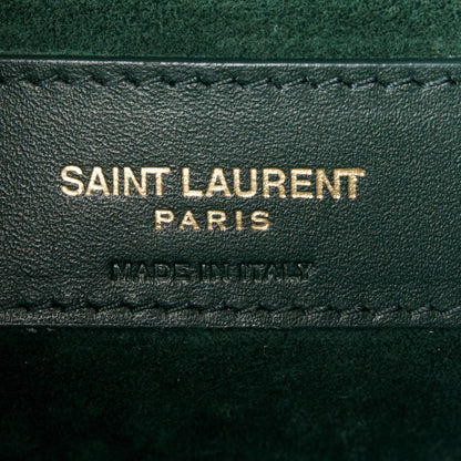 Saint Laurent Smooth Calfskin Small Classic Monogram Kate Tassel Satchel Dark Leaf 7 of 11