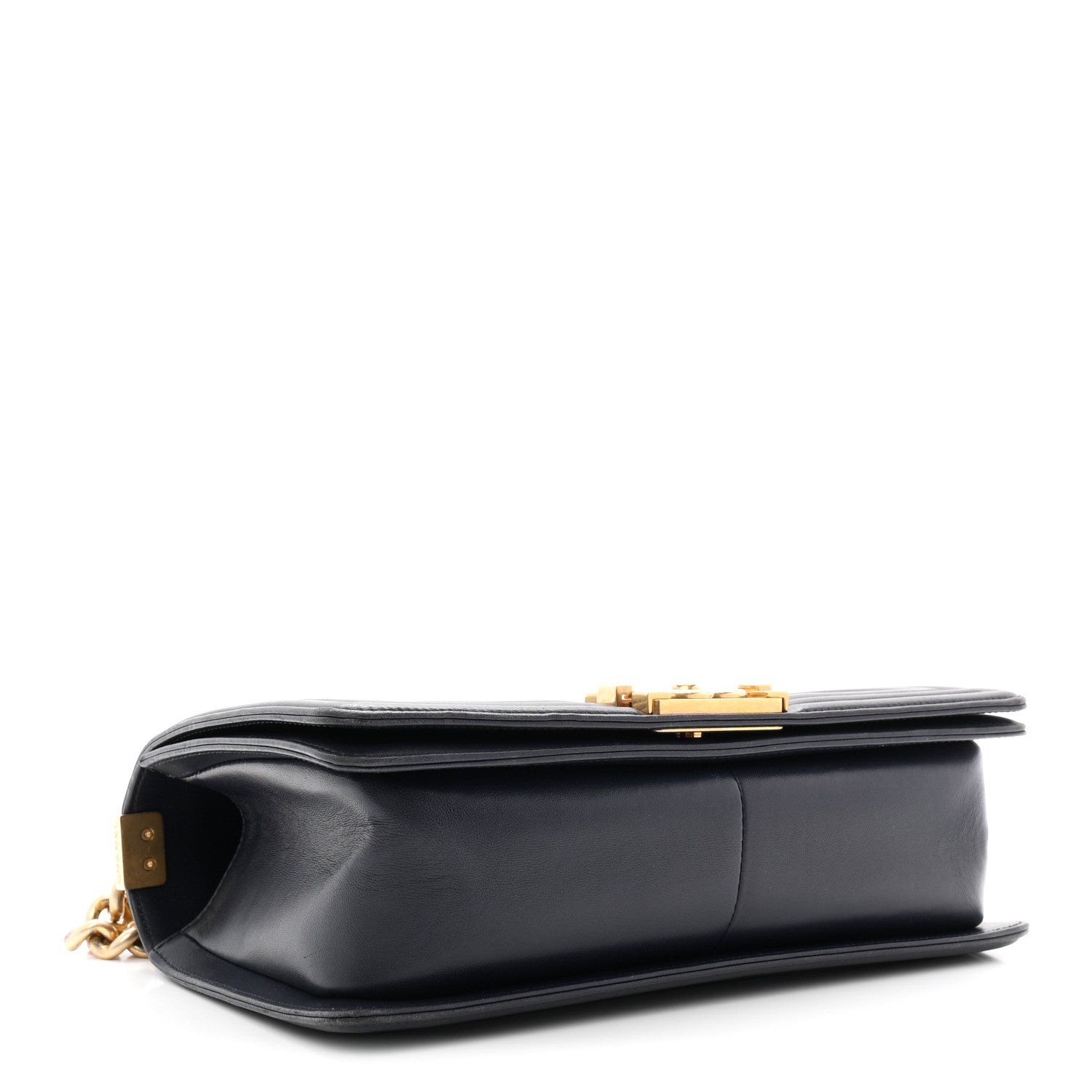 Chanel Lambskin Quilted Medium Boy Flap Navy 4 of 10