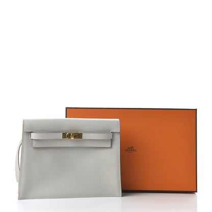Hermes Evercolor Kelly Danse II Belt Bag Gris Perle 10 of 10