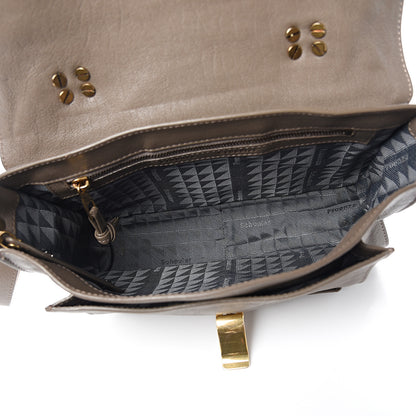 Proenza Schouler Lambskin Tiny PS1 Satchel Smoke 4 of 10