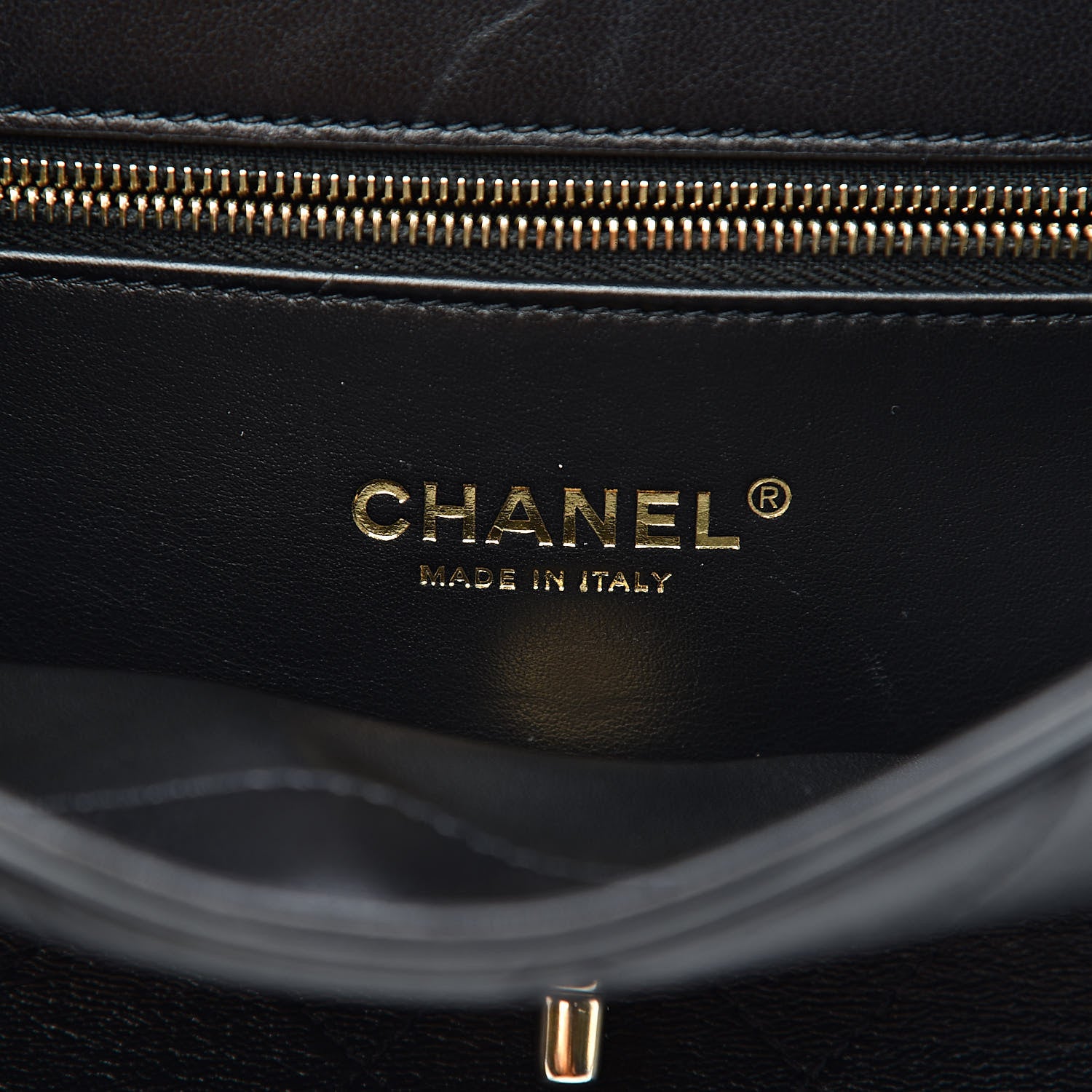 Chanel Goatskin Stitched Flap Black 7 of 18