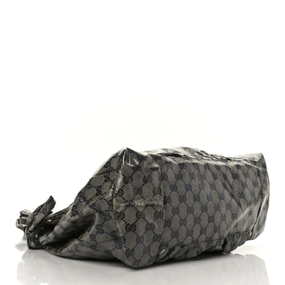 Gucci Crystal Monogram Hysteria Tote Navy Blue 4 of 9