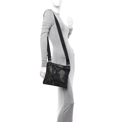 Prada Tessuto Nylon Camouflage Messenger 2 of 11