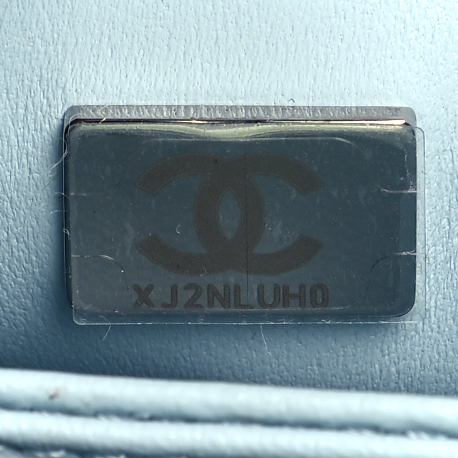 Chanel Iridescent Caviar Quilted Extra Mini Coco Handle Flap Light Blue 7 of 14