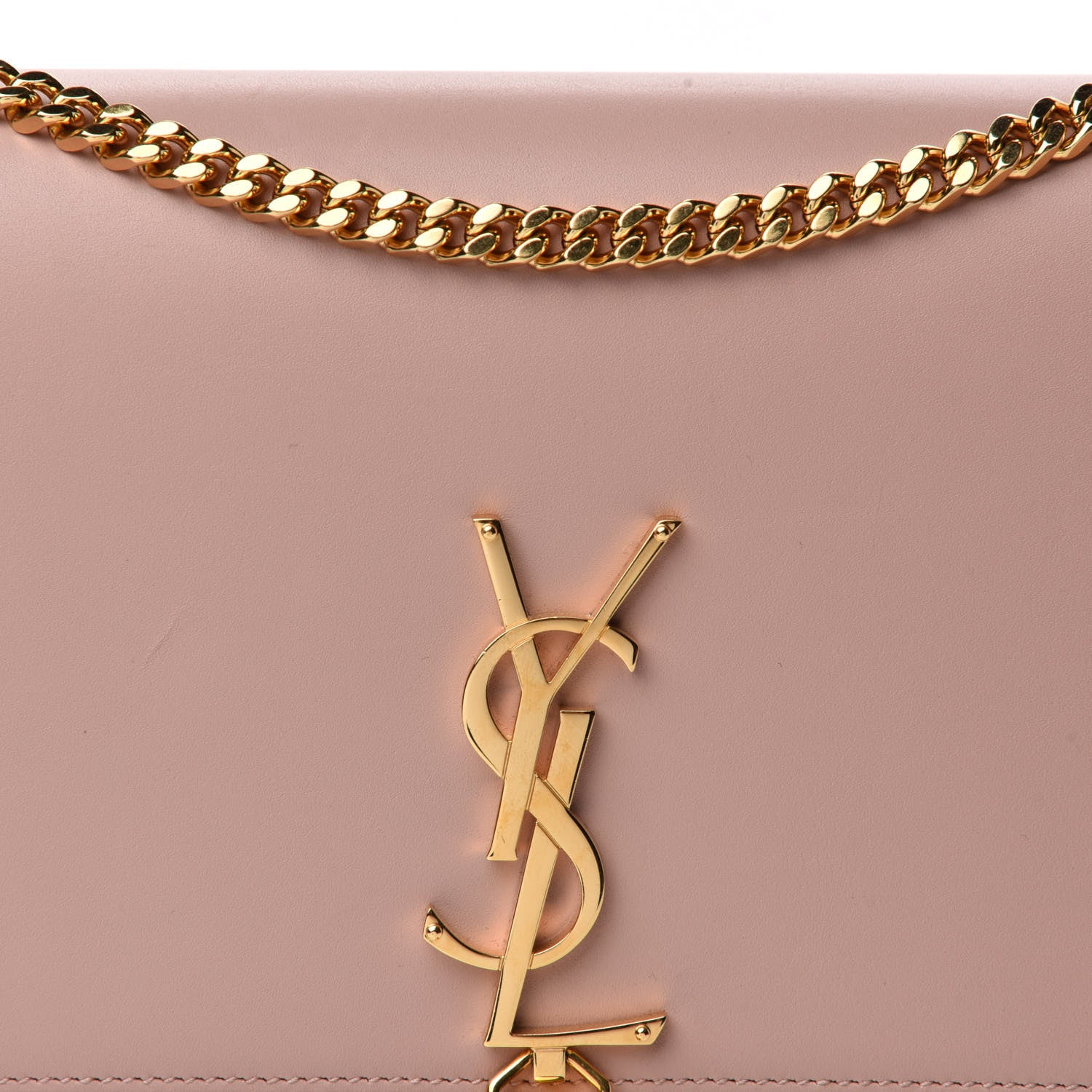 Saint Laurent Smooth Calfskin Medium Classic Monogram Kate Tassel Satchel Pink 10 of 10