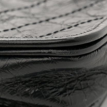 Saint Laurent Crinkled Calfskin Matelasse Monogram Niki Chain Wallet Black 13 of 13