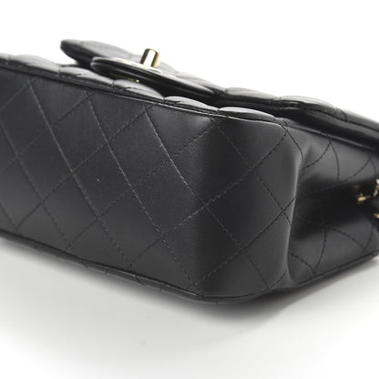 Chanel Lambskin Quilted Mini Square Flap Black 7 of 11
