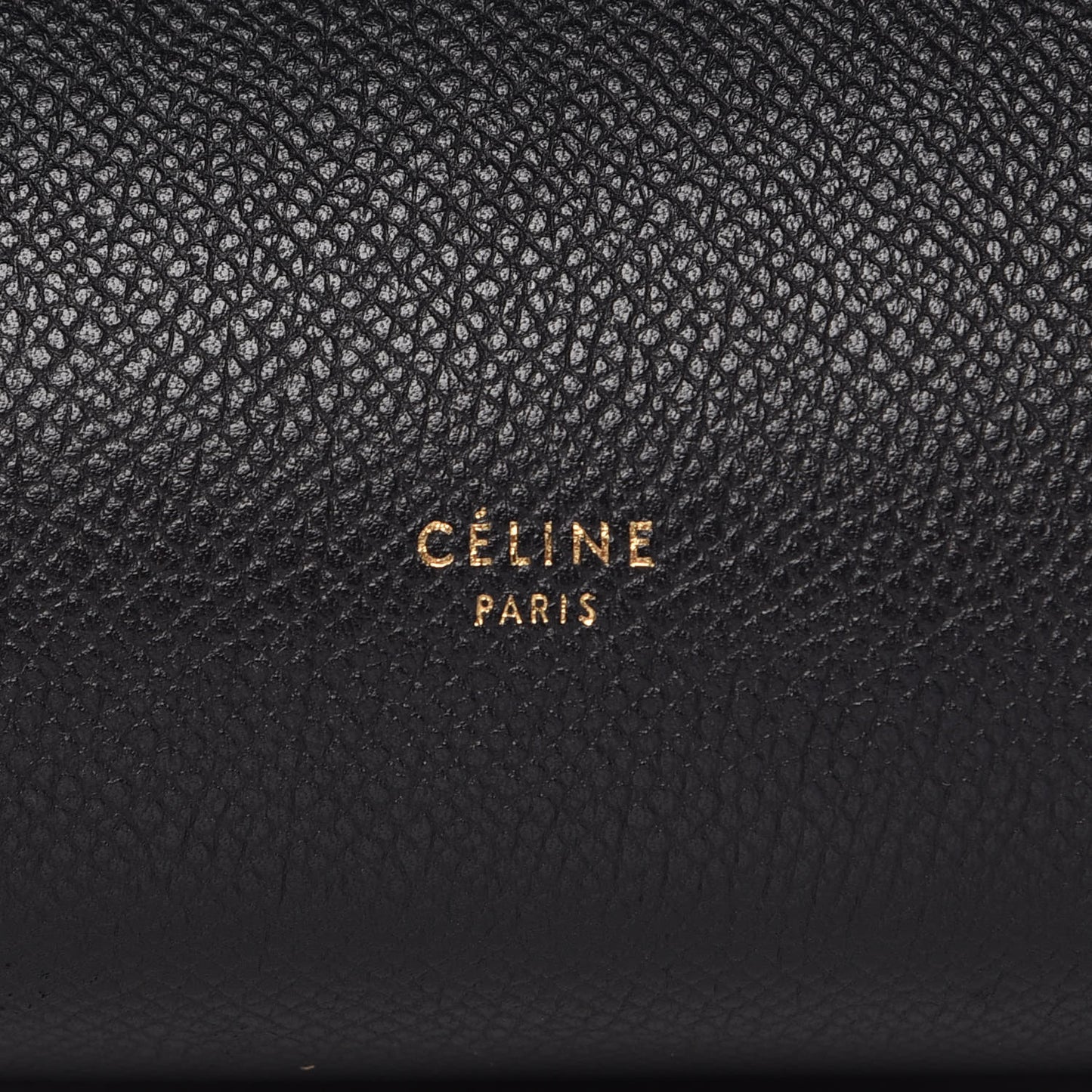 Grained Calfskin Mini Belt Bag Black