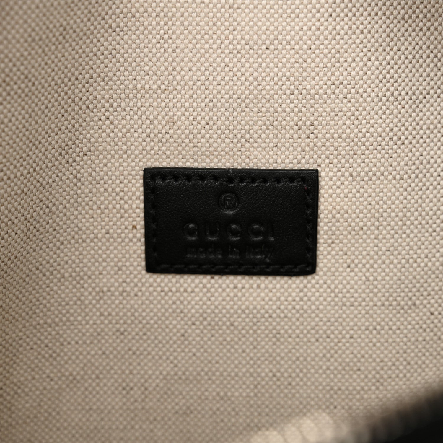 Gucci Calfskin GG Tennis Embossed Pocket Belt Bag Black 6 of 10