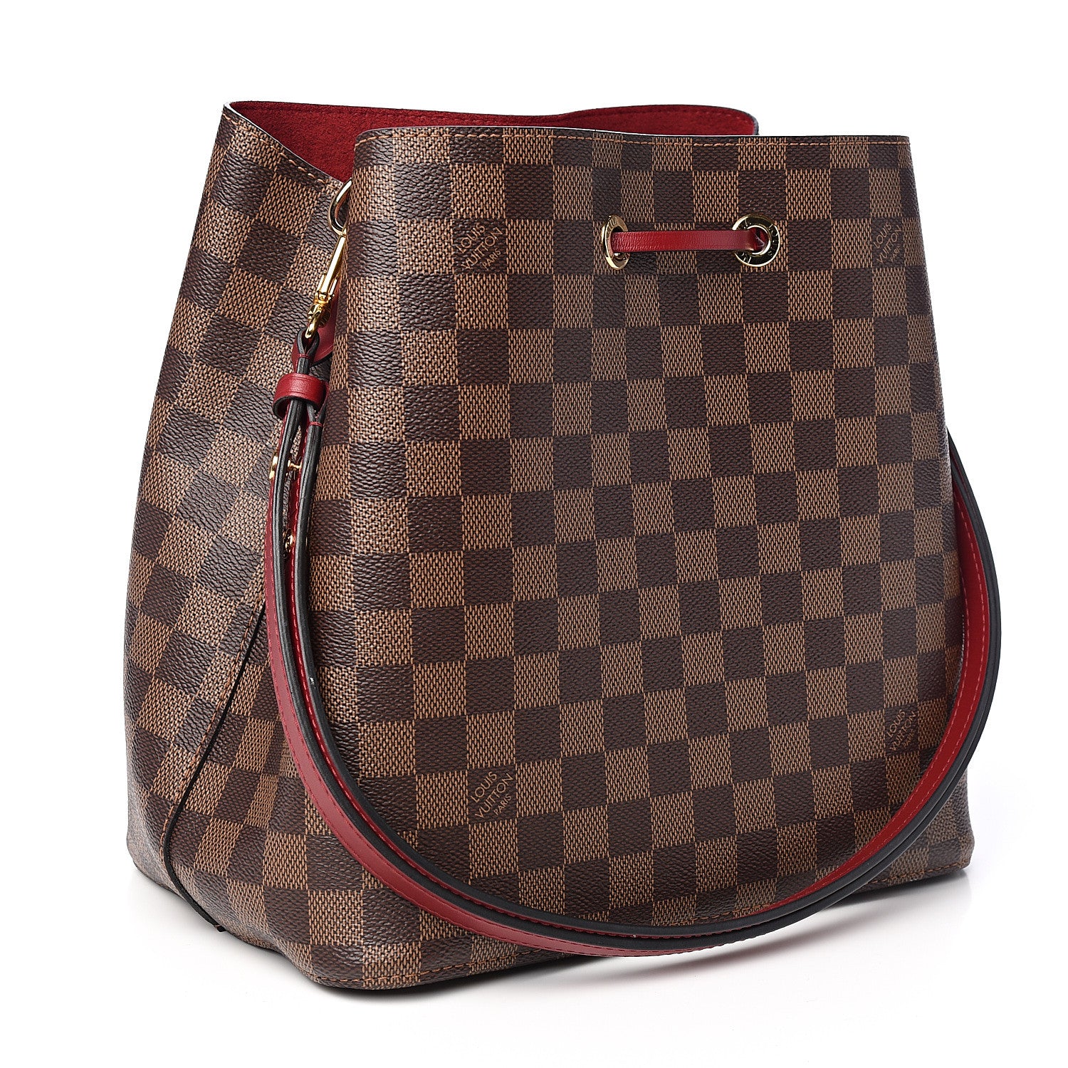 Louis Vuitton Damier Ebene Neonoe MM Cherry Berry 2 of 8