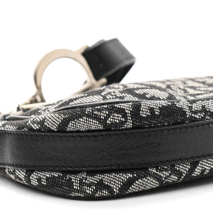 Christian Dior Monogram Shoulder Bag Pochette Black 9 of 10