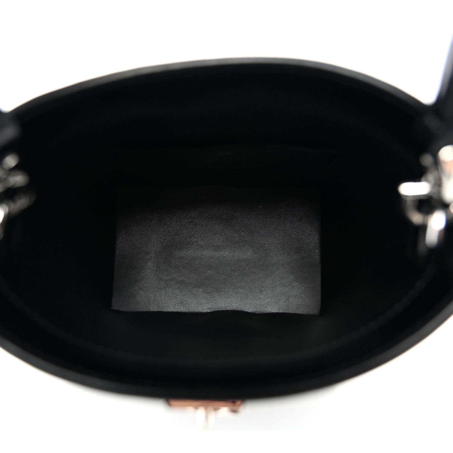 Givenchy Box Calfskin Shark Lock Bucket Bag Black 4 of 8