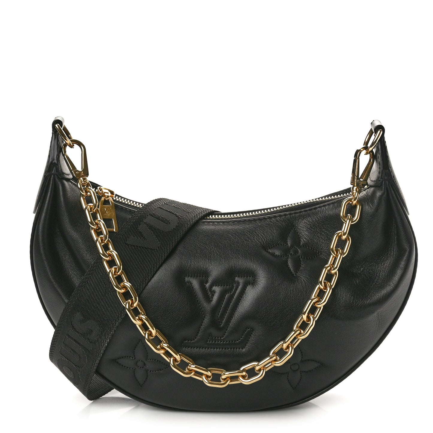 Calfskin Bubblegram Over The Moon Black