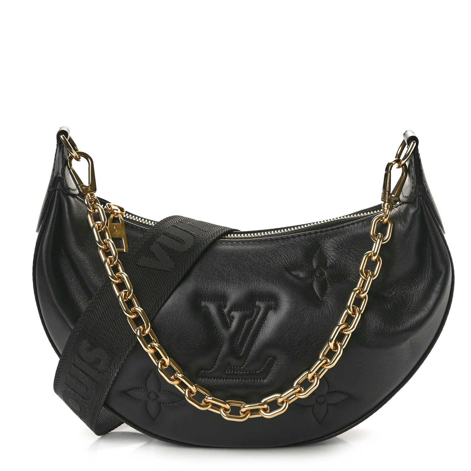 Louis Vuitton Calfskin Bubblegram Over The Moon Black 1 of 10