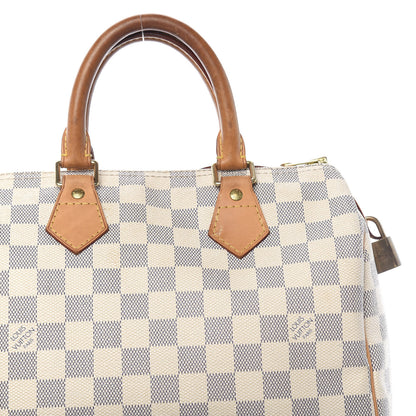 Louis Vuitton Damier Azur Speedy 25 17 of 17