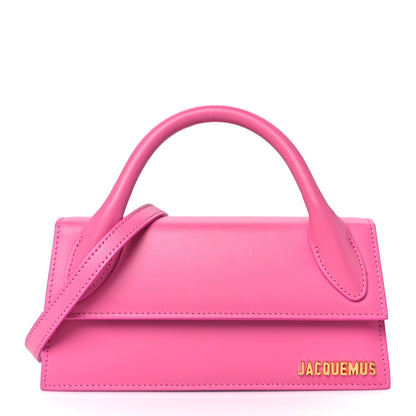 Jacquemus Smooth Calfskin Le Chiquito Long Pink 1 of 9