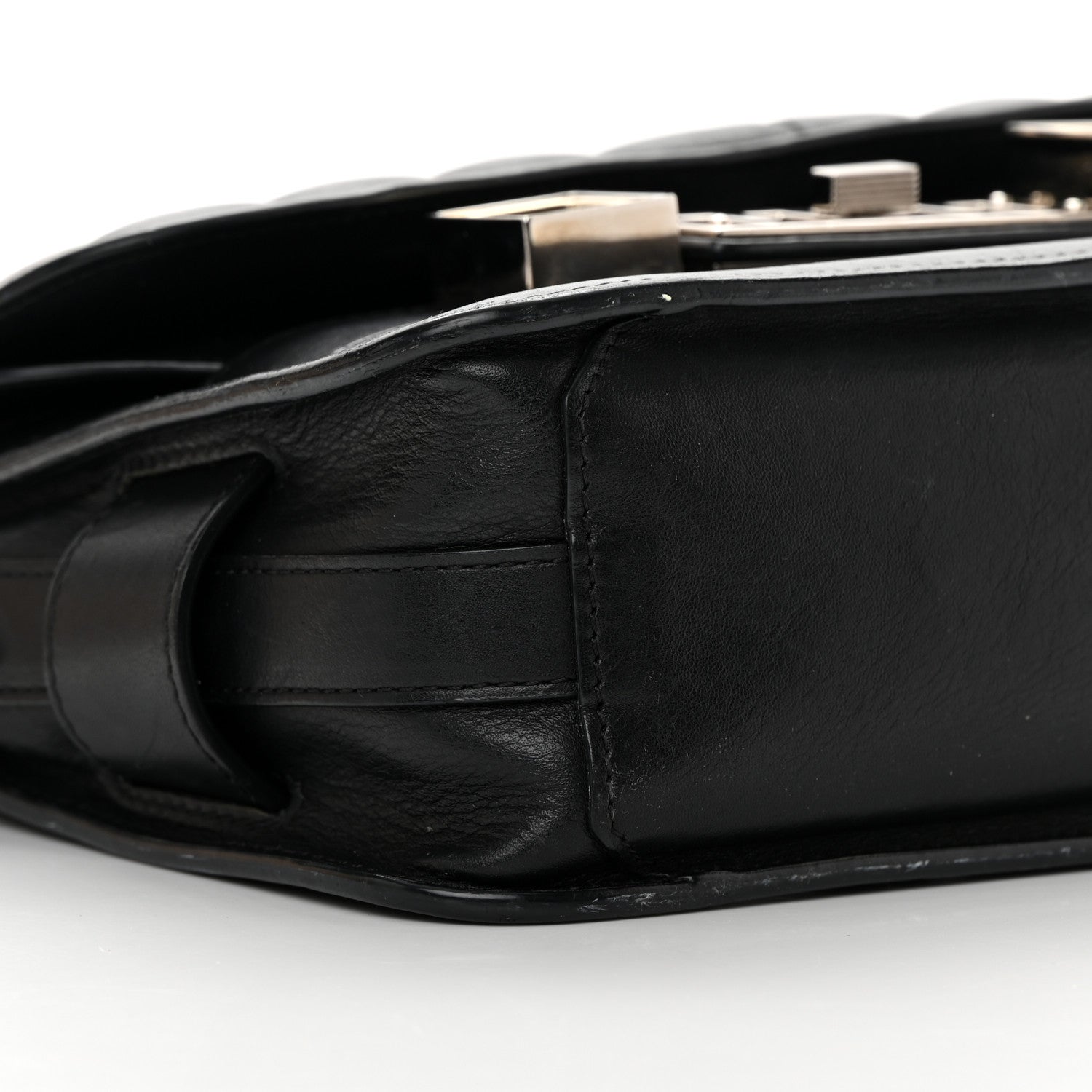 Proenza Schouler Lambskin Quilted Mini PS11 Classic Shoulder Bag Black 9 of 21