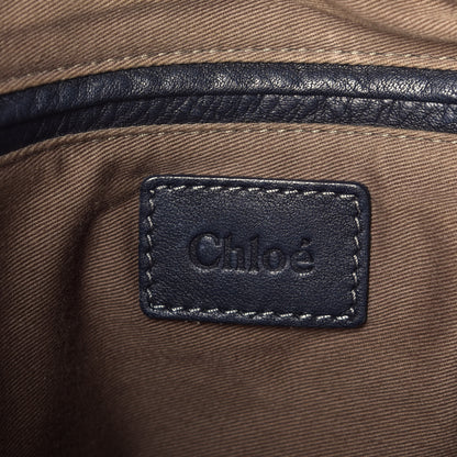 Chloe Calfskin Medium Marcie Satchel Navy 10 of 15