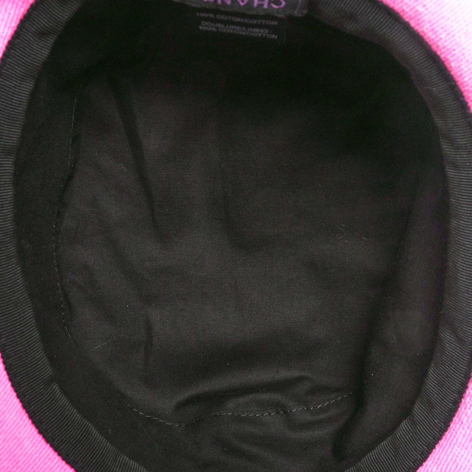 Chanel Denim Logo Bucket Hat S Pink Yellow 9 of 9