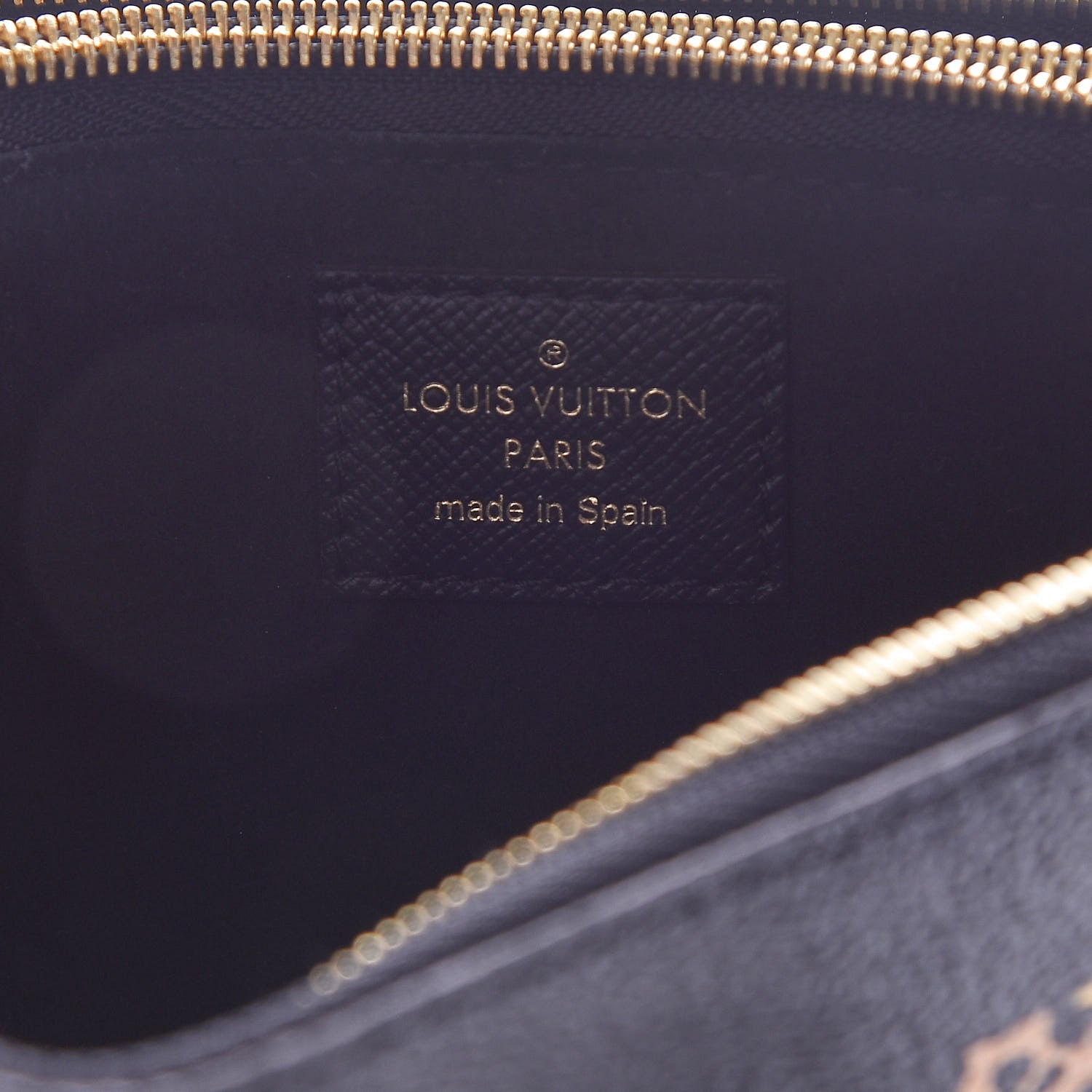 Louis Vuitton Monogram Giant Jungle Pochette Double Zip Black 7 of 10