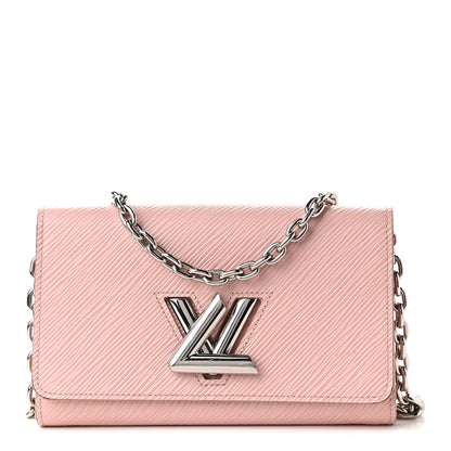 Louis Vuitton Epi Twist Chain Wallet Rose Ballerine 1 of 13