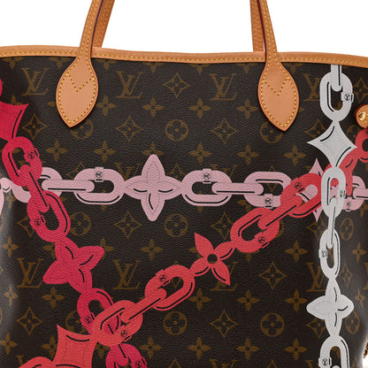 Louis Vuitton Monogram Bay Neverfull MM Rose Ballerine Poppy 7 of 11
