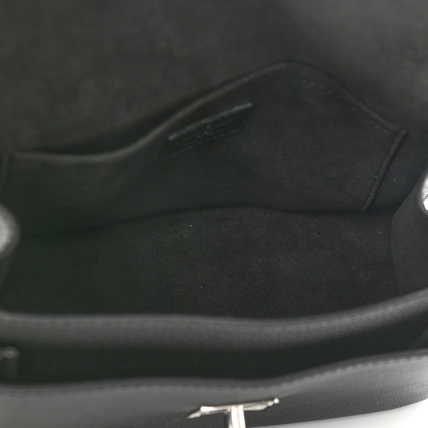 Louis Vuitton Soft Calfskin Mylockme Chain Bag BB Black 5 of 12