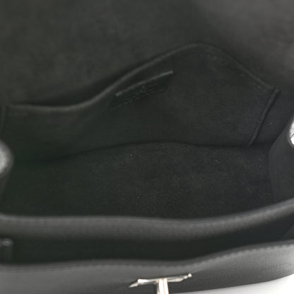 Louis Vuitton Soft Calfskin Mylockme Chain Bag BB Black 5 of 12