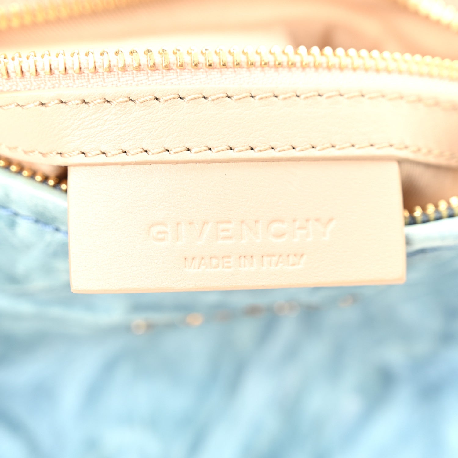 Givenchy Tumbled Sheepskin Mini Pandora Sky Blue 6 of 10