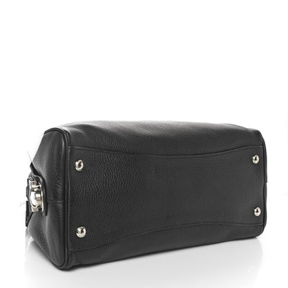 Prada Vitello Daino Bowling Bag Black 4 of 9