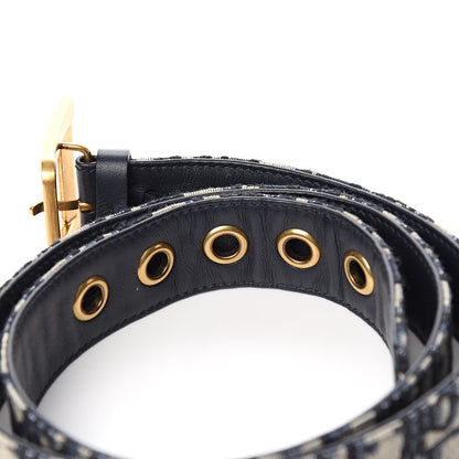 Christian Dior Oblique 35mm Diorquake Belt 90 Blue Multi 4 of 7