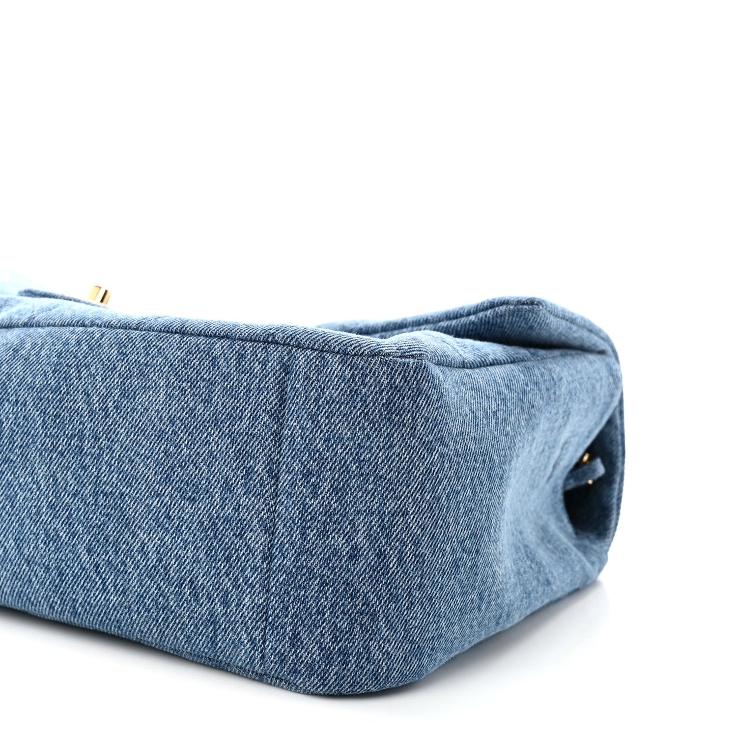 Chanel Denim Small Souplissimo Maxi Flap Blue 10 of 11