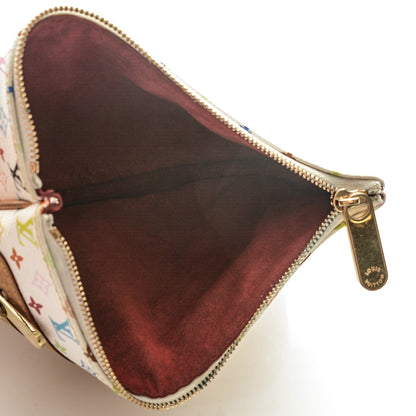Louis Vuitton Monogram Multicolor Pochette Plate GM White 5 of 5