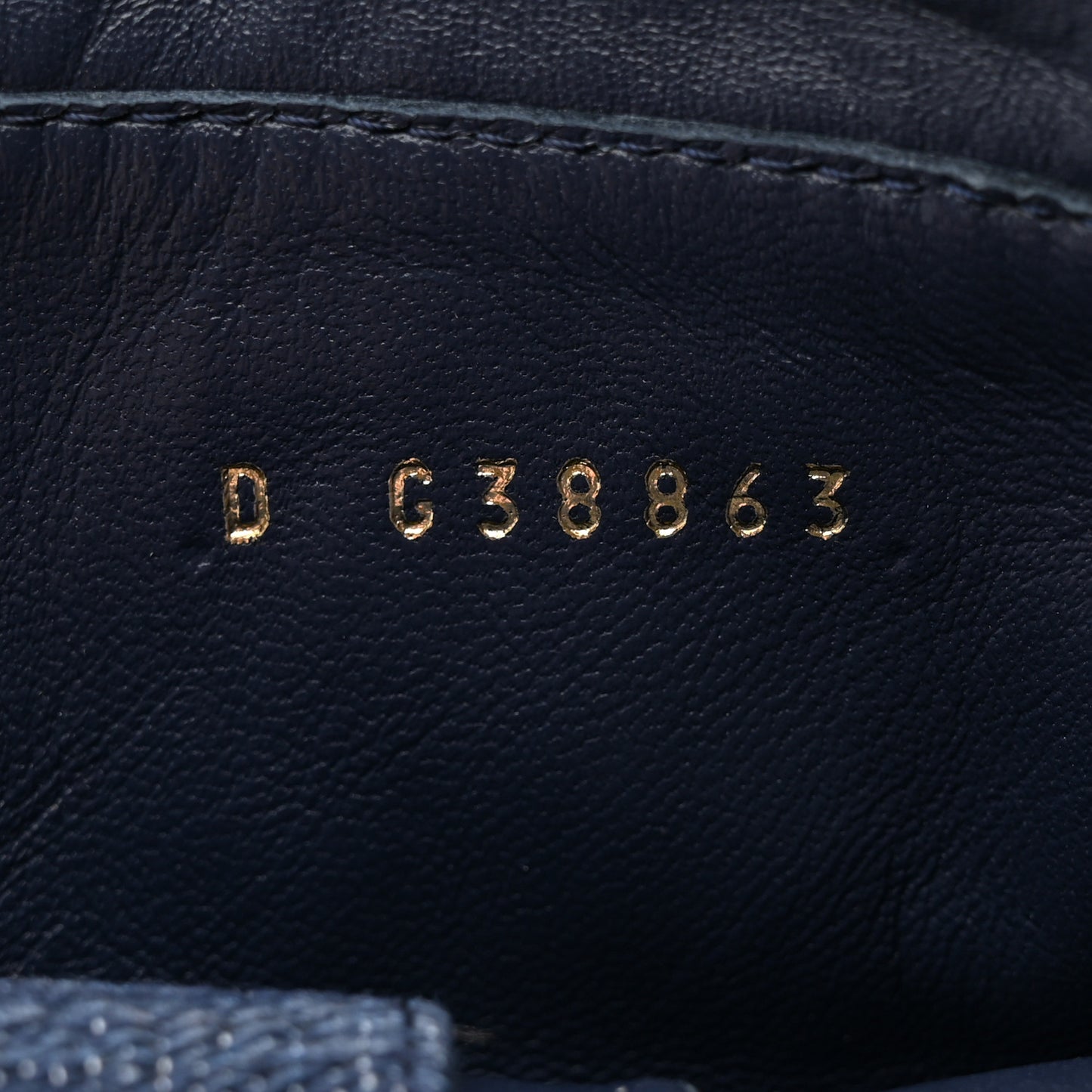 Denim Patent Lambskin Quilted CC Lace Up Combat Boots 36 Navy Blue Black
