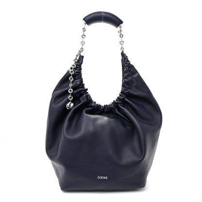 Loewe Nappa Small Squeeze Bag Abyss Blue 1 of 9