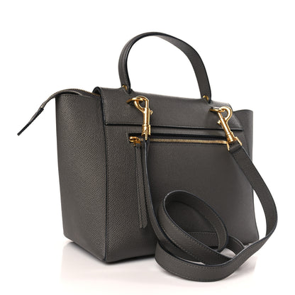 Celine Baby Grained Calfskin Micro Belt Bag Grey 3 of 9