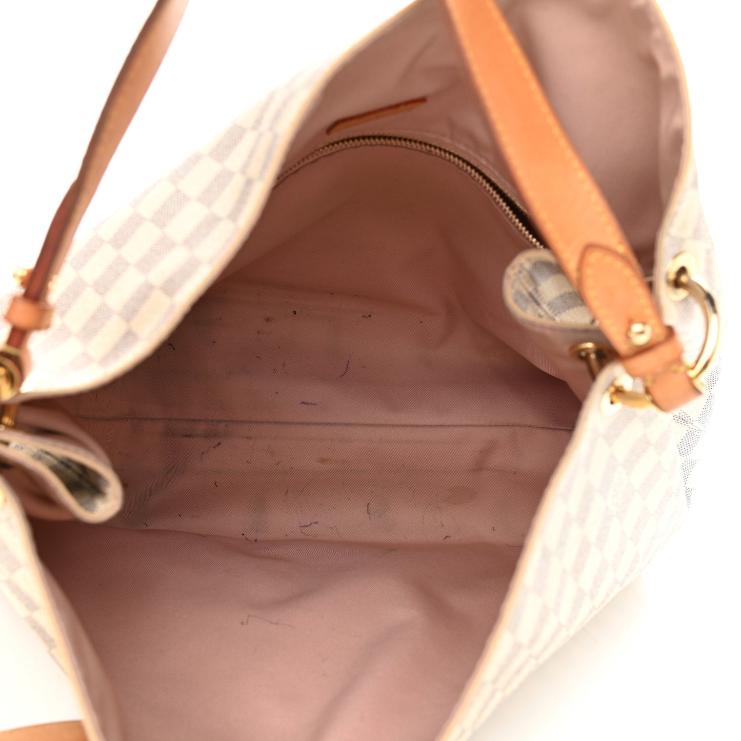 Damier Azur Graceful MM Rose Ballerine
