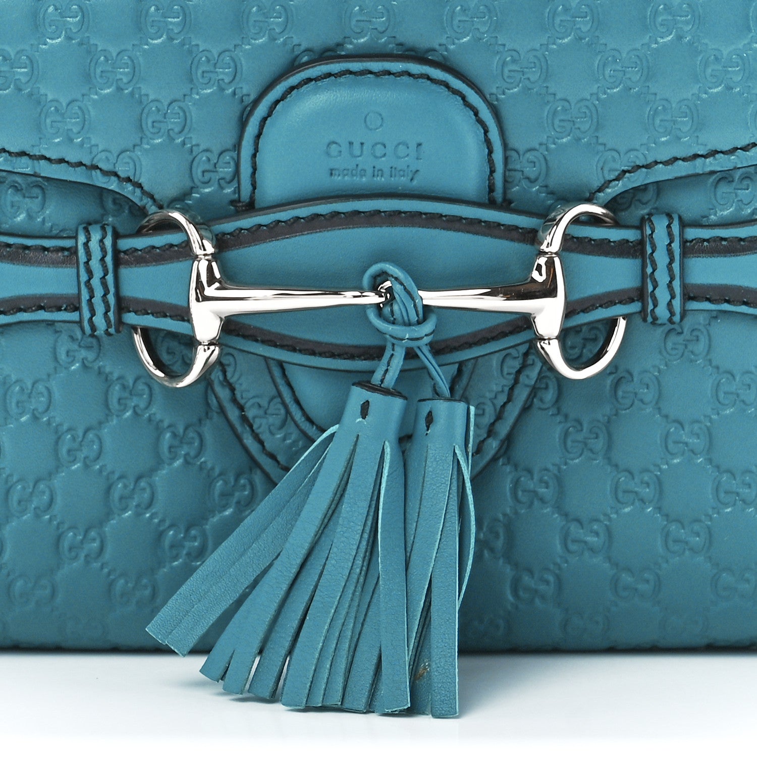 Gucci Microguccissima Mini Emily Shoulder Bag Deep Cobalt 10 of 13