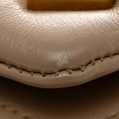 Saint Laurent Calfskin Y Quilted Monogram Toy Loulou Crossbody Bag Dark Beige 11 of 11