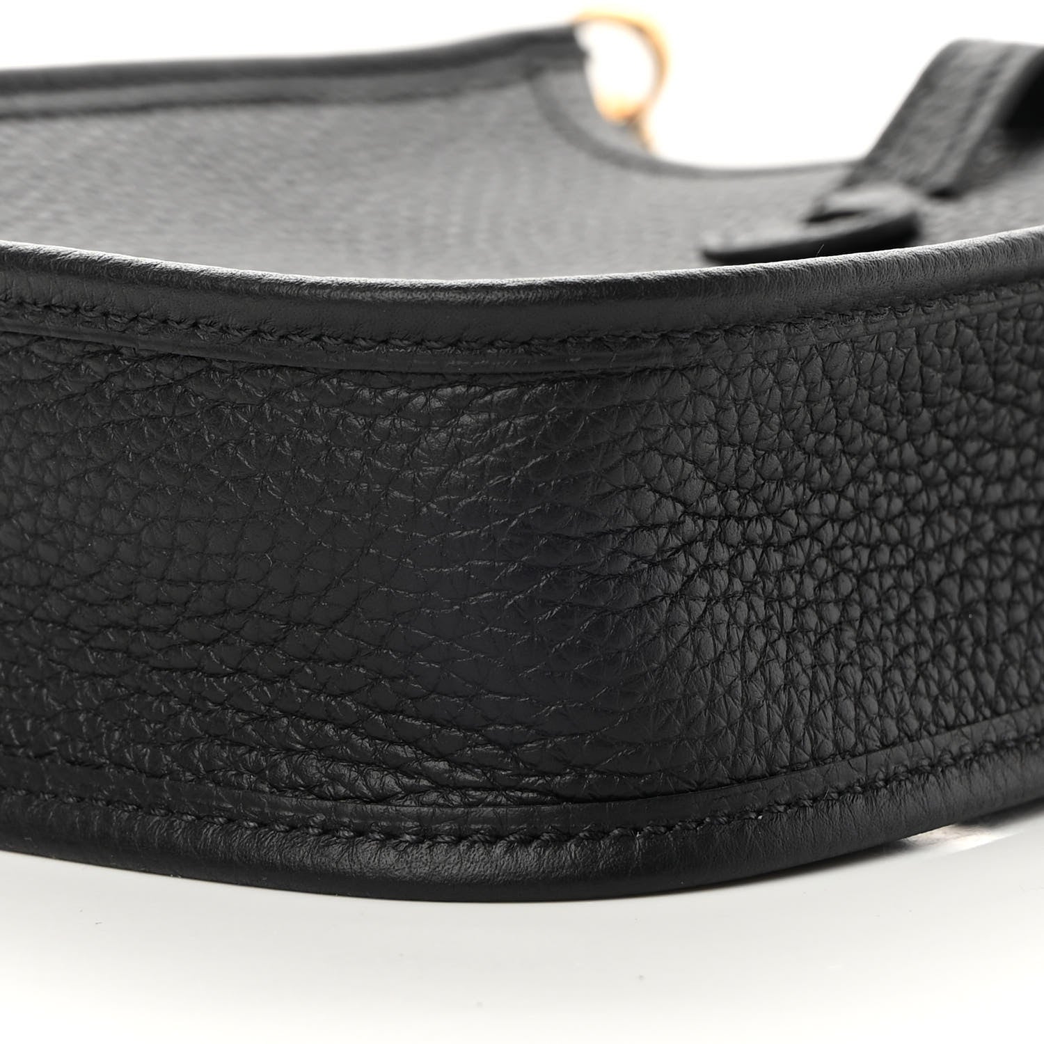 Hermes Taurillon Clemence Evelyne TPM Black 10 of 13