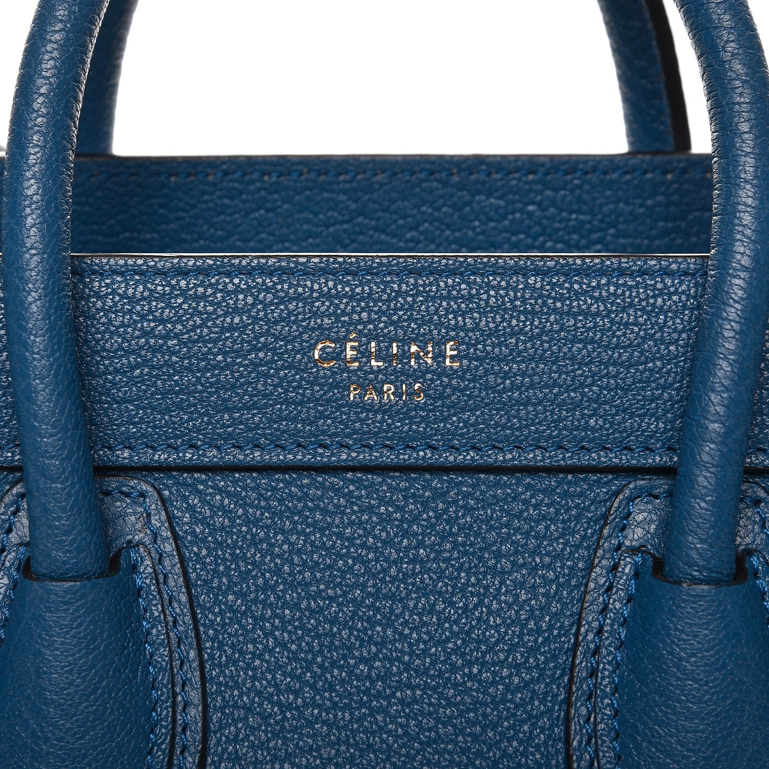 Celine Goatskin Nano Luggage Sea 9 of 9