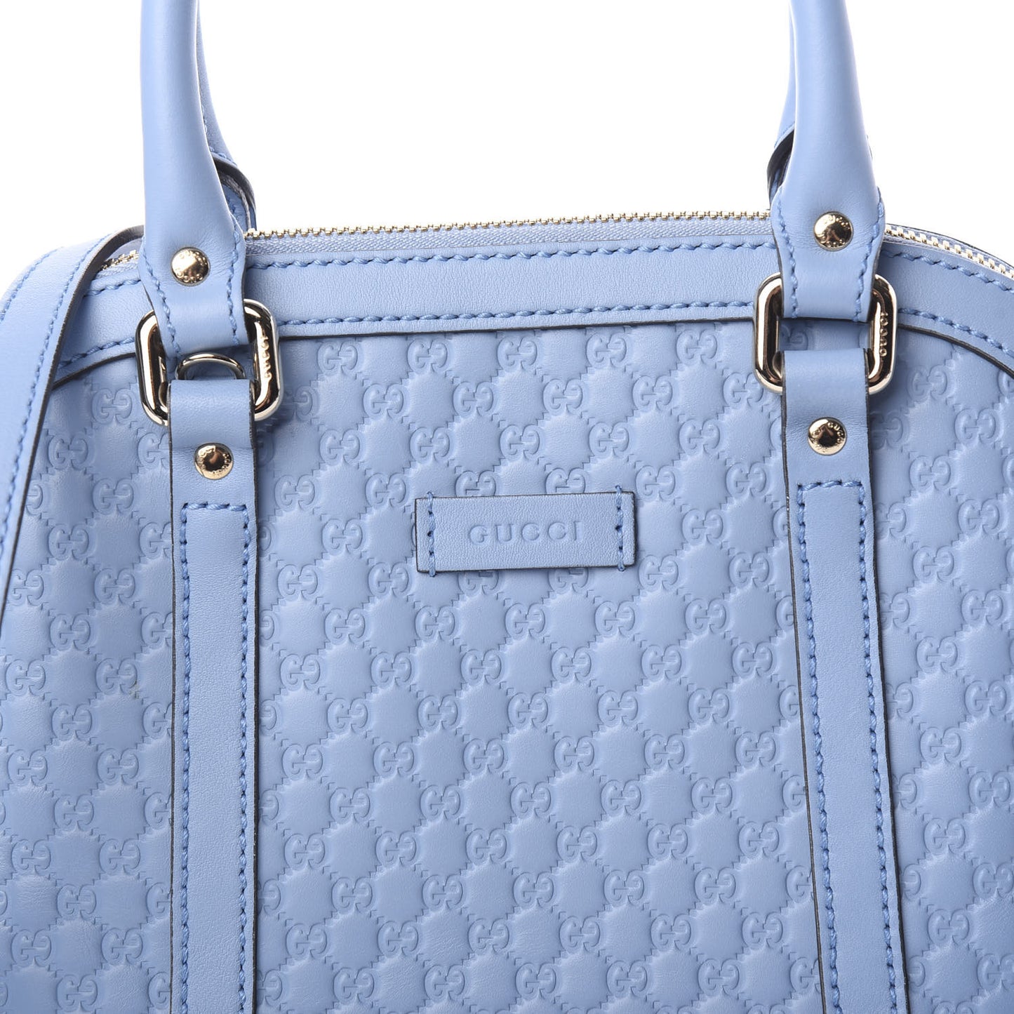 Microguccissima Mini Dome Bag Mineral Blue