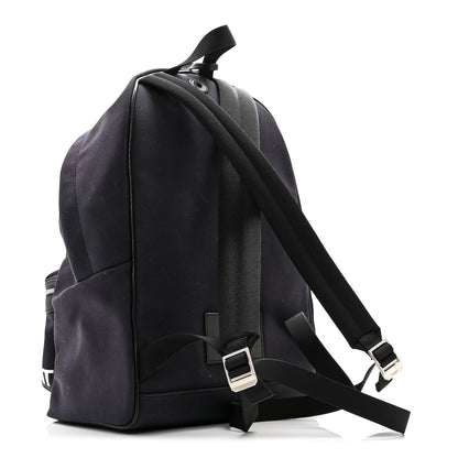 Saint Laurent Canvas Logo City Backpack Navy 3 of 9