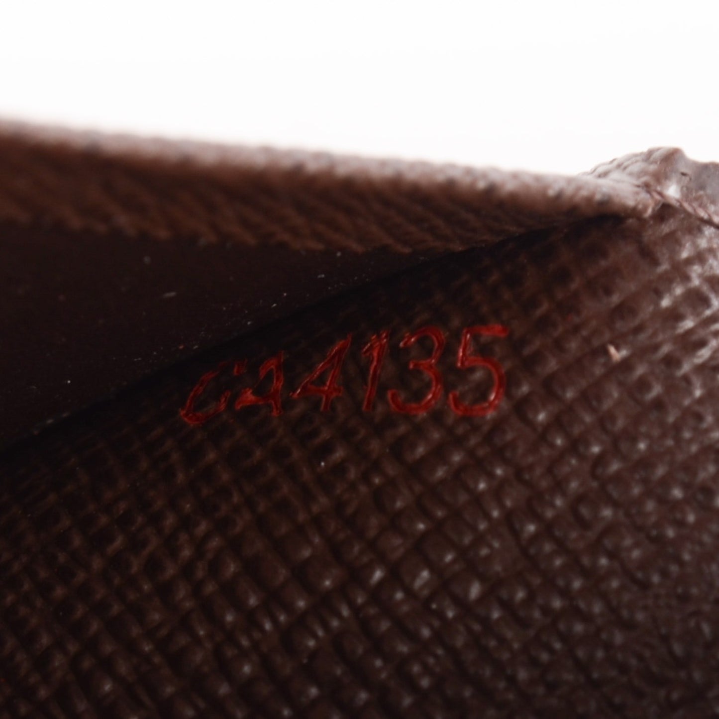 Damier Ebene Business Card Holder