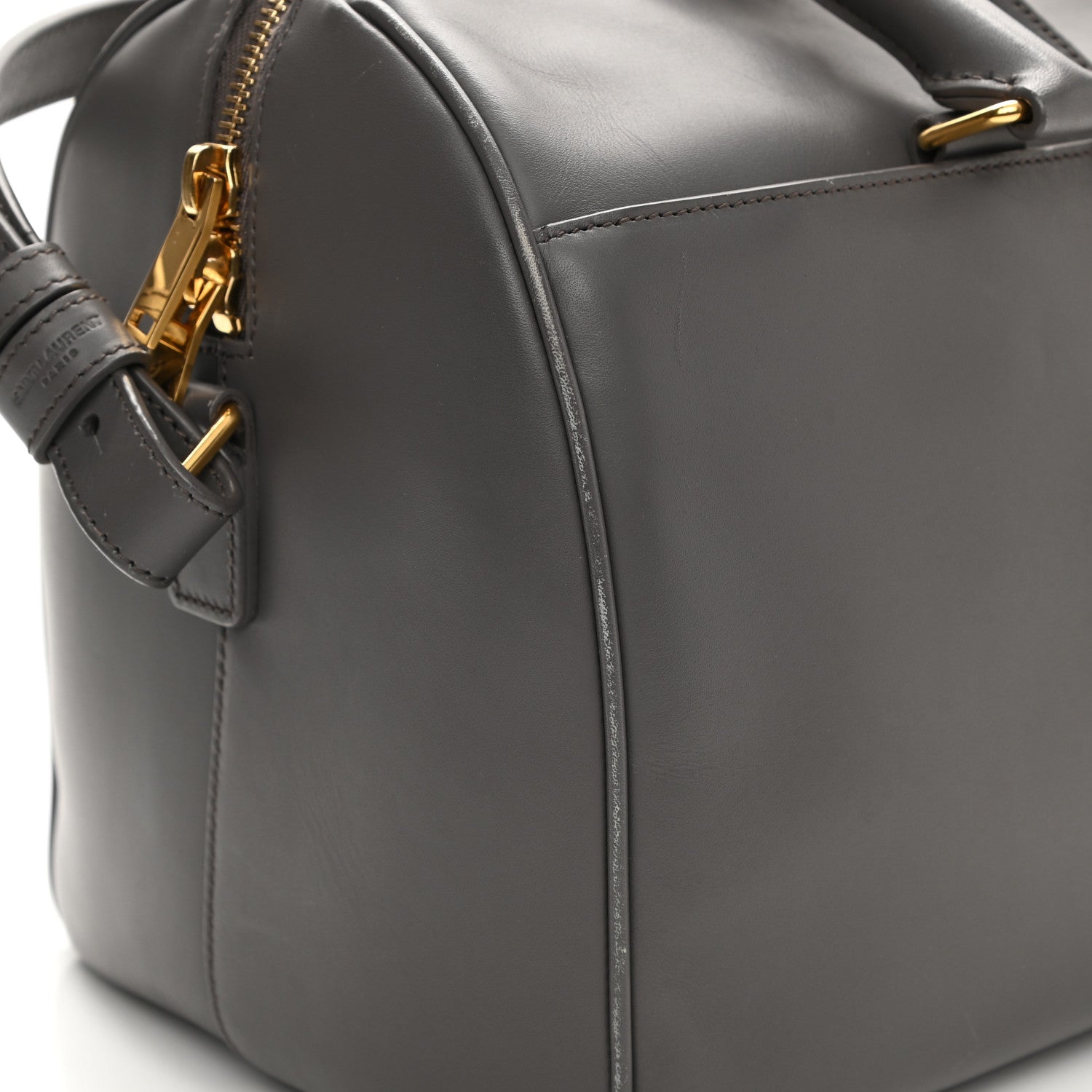 Saint Laurent Calfskin Classic Duffle 6 Earth 11 of 12