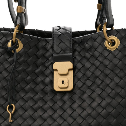 Bottega Veneta Nappa Intrecciato Large Capri Tote Ebano 8 of 13