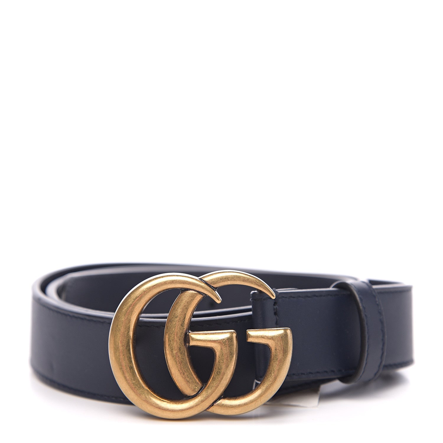 Gucci Moon Calfskin Double G 30mm Belt 95 38 Blue 1 of 5