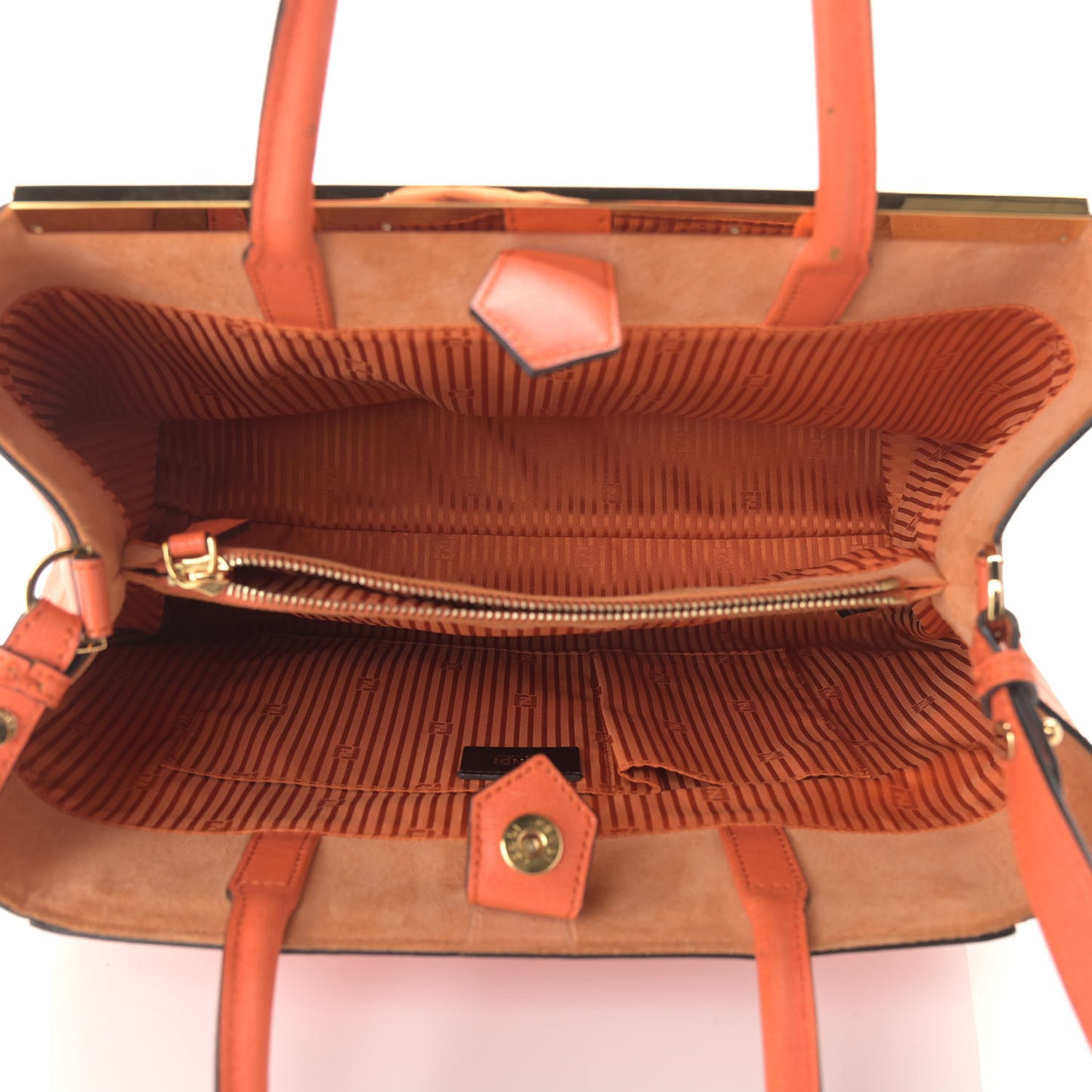 Vitello Elite Regular 2Jours Tote Arancio
